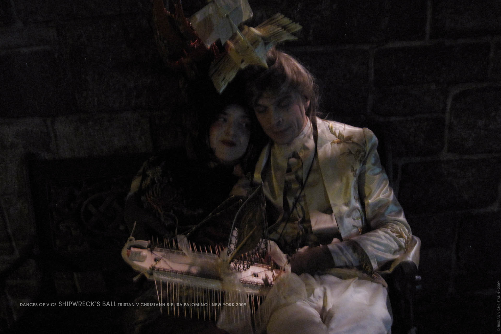 Tristan V Christann with Elisa Palomino, The Dances of Vice Shipwrecks Ball, NY 2009 _2